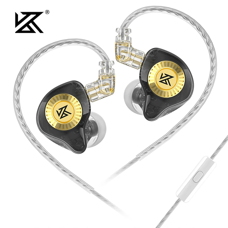 KZ-EDX Ultra ergonomický v uši slúchadlá Dynamický do uší z rušenia šumu slúchadla 3,5 mm zástrčka pre hudobnú športovú hru HIFI náhlavnú súpravu