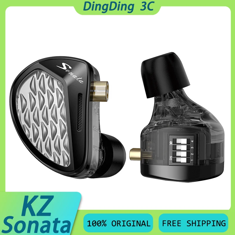 KZ sonata hifi slúchadlá 28BA jednotiek vylepšená vyvážená kotvová jednotka laditeľná v headsete monitor
