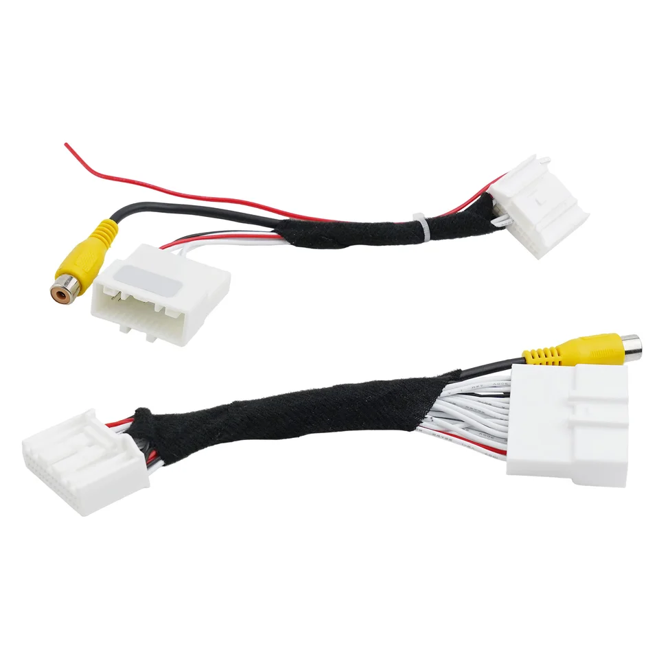 Kábel adaptéra fotoaparátu pre Toyota 24pin+28pin reverzná detektorová linka Zadný fotoaparát drôt Automatické zobrazenie CABLE CABLE