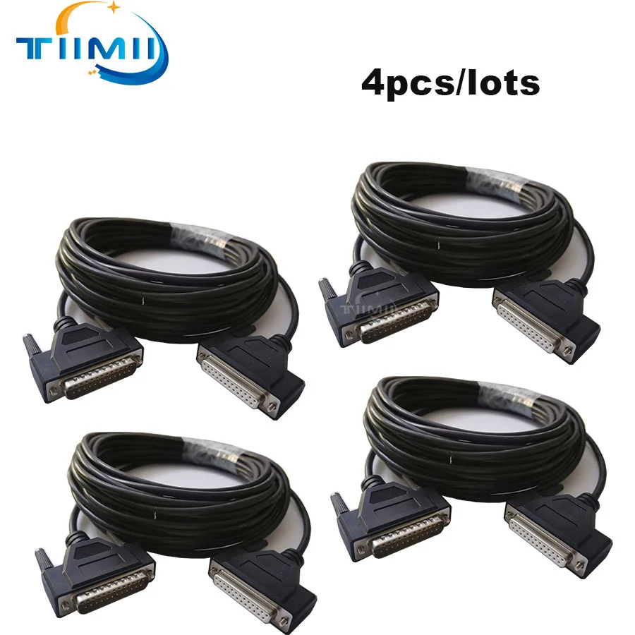 Kábel Ilda Cable 4pcs pre laserový show Pangolin Quickshow a ISHow Laser Software Connection Cable Adapter RJ45 do DB25 Converter Ilda