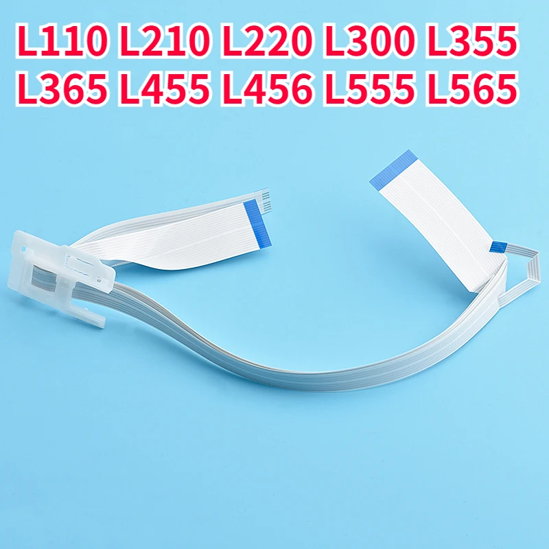Kábel káblovej tlačovej hlavy 5pcs pre Epson L210 L300 L355 L365 L555 L110 L120 L130 L200 L351 L455 L456 L550 ME303 TLAČ