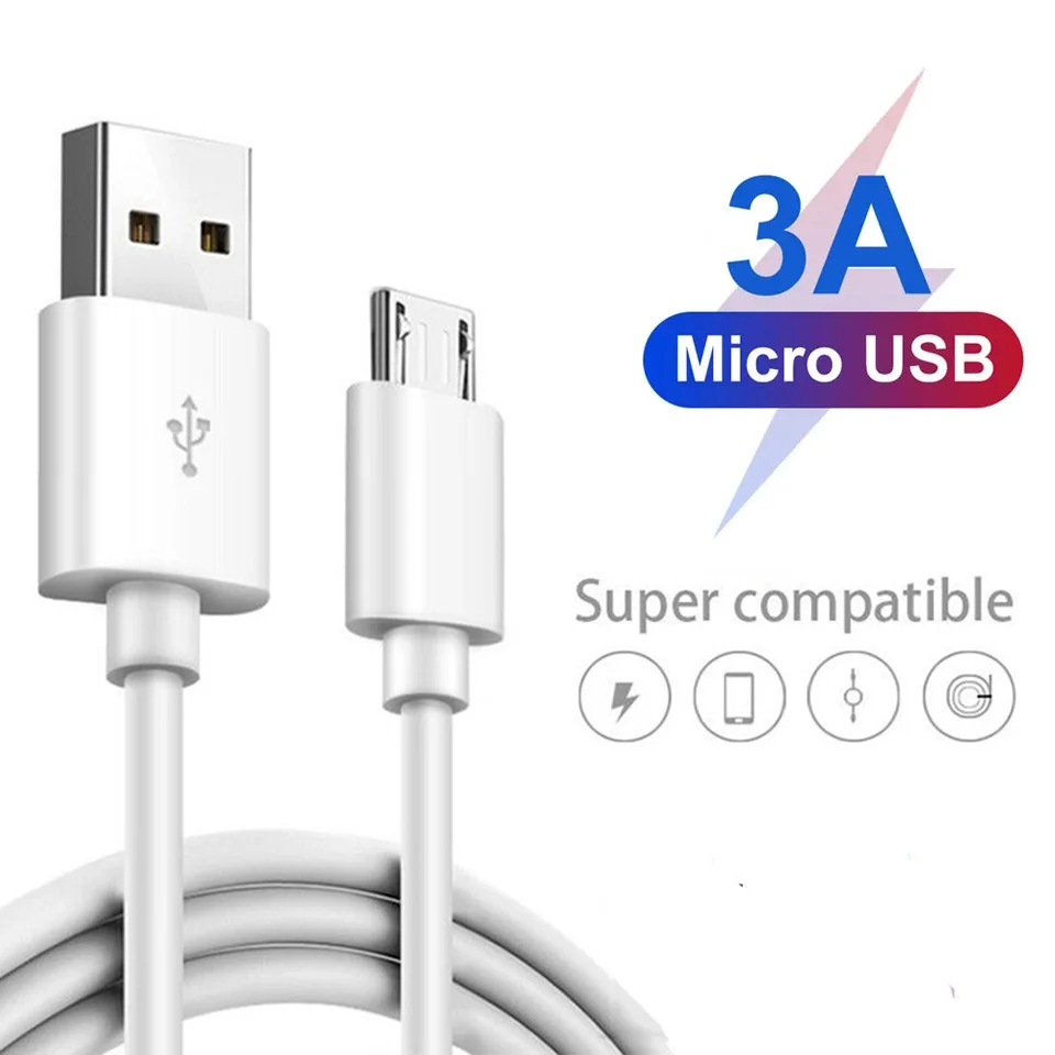Kábel micro USB 3A Rýchle nabíjanie drôtového kábla mobilného telefónu USB káblový kábel pre Samsung Xiaomi Andriod Mouse PS4 GamePad Data