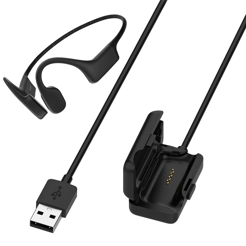 Kábel nabíjacieho kábla USB 1 m rýchly nabíjací kábel prenosný nabíjací kábel pre nabíjačku Shokz Xtrainerz AS700/OpenSWIM S700 nabíjačka