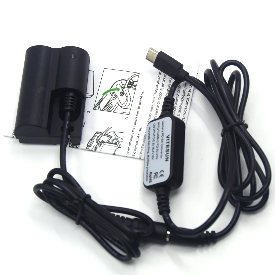 Kábel napájacieho adaptéra PD C-ACK-E2+BP-511 DUM) DRIM)