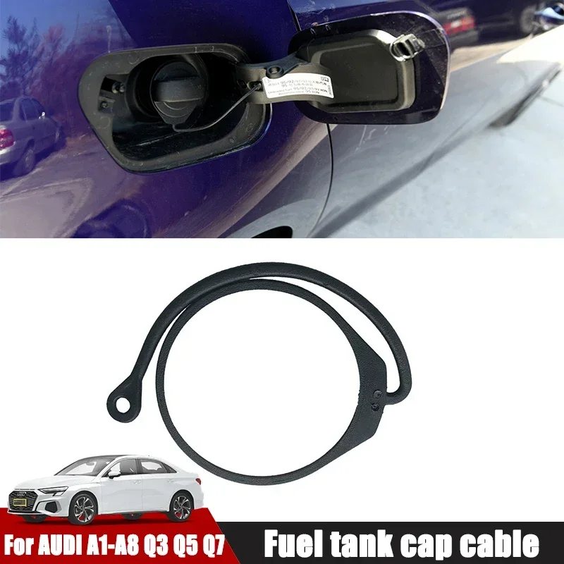 Kábel palivovej nádrže pre Volkswagen Polo Jetta Golf MK4 MK6 Audi A1 A3 A4 A5 A6 A6 A8 Q3 Q5 Q5 Broccing Gas Cap Tether 180201556