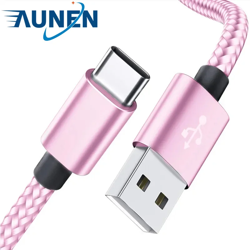 Kábel rýchleho nabíjačky USB typu C pre Samsung S21 S20 Fe S10 S9 Plus poznámka 20 Ultra A72 A52 A32 A22 5G M42 M32 Telefón USB C kábel