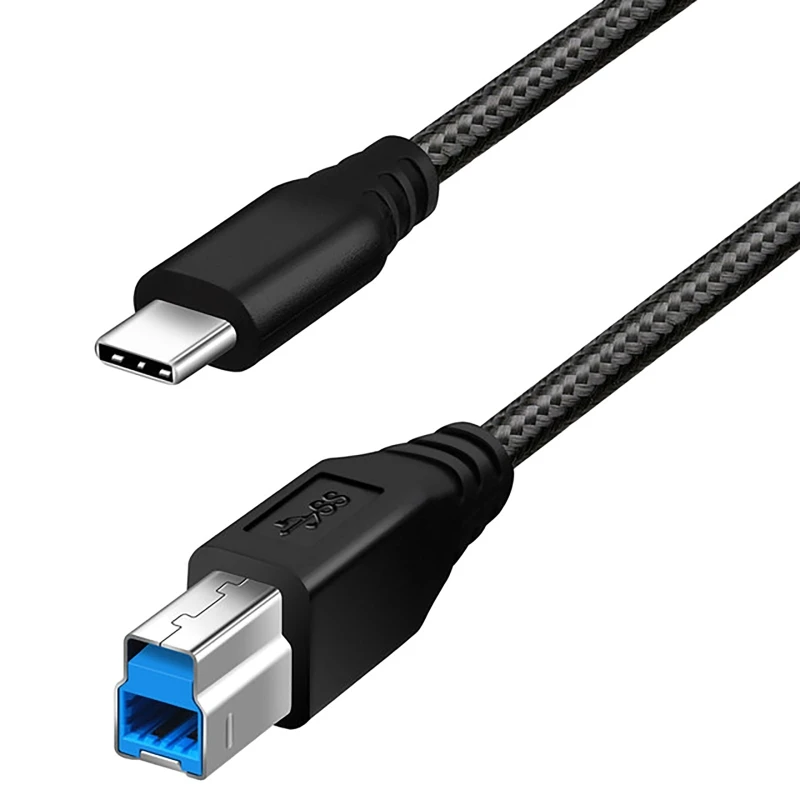 Kábel tlačiarne typu C USB Typ C do USB-B 3,0 5 GB Rýchle rýchlosť kábel