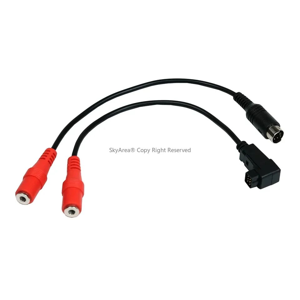 Kábel trénera RC Tréner Futaba Square Port Cable a Flysky Radiolink Malé okrúhle okrúhle do JR Frsky Audio Trainer Connector