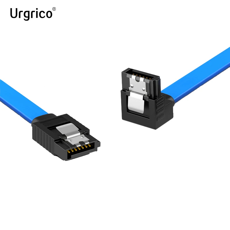 Kábel Urgrico SATA na kábel na pevnom disku SSD adaptér HDD kábel SATA3.0 Kábel 90 stupňov pre ASUS MSI GIGABYTE KÁBLO SATA SATA