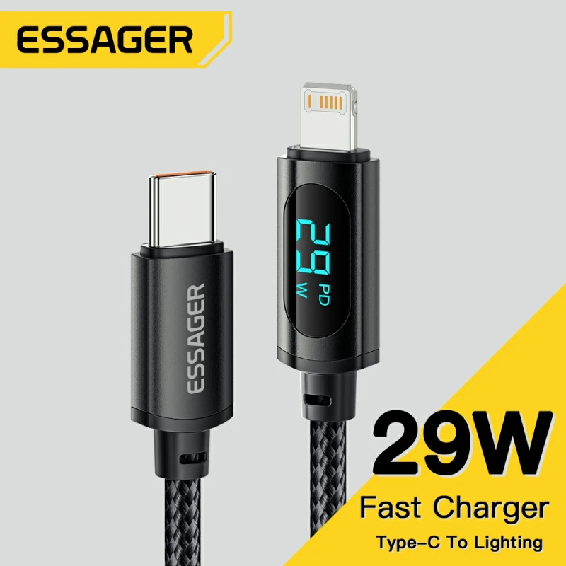 Kábel USB typu C pre iPhone 14 13 12 11 Pro Max xs xr PD 29W rýchleho nabíjačky Lightning drôt pre iPad MacBook