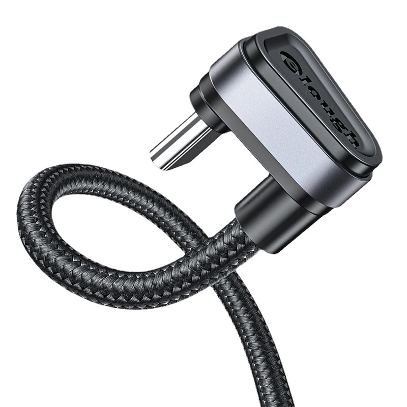 Kábel USB typu C pre Samsung Xiaomi Mi Redmi USB C kábel 2.4a rýchle nabíjanie telefónu Dátový kábel Typ C 180 stupňov USB C kábel