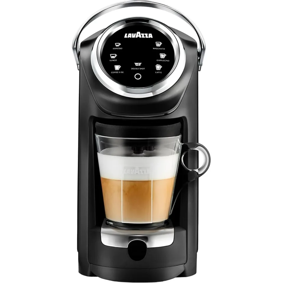 Káva elegantné plus single servírovanie Espresso & Coffee Brewer Machine-LB 400-(Zahŕňa vstavané mliečne nádoby/Frother)