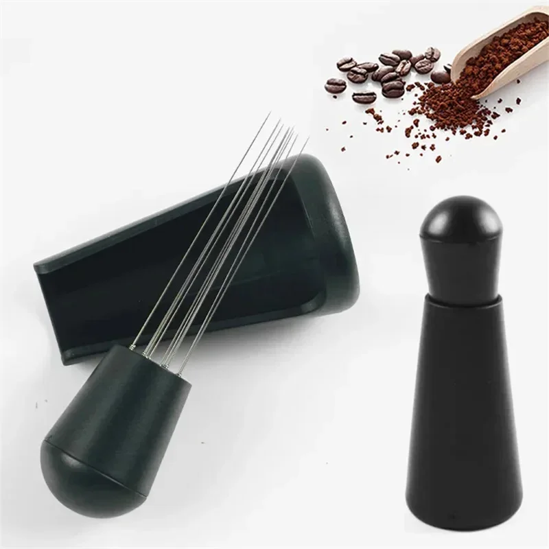 Kávové premiešanie ihla Espresso Práškový miešač Espresso Coffee Tervany Kávový prášok Distribútor ihly WDT náradie