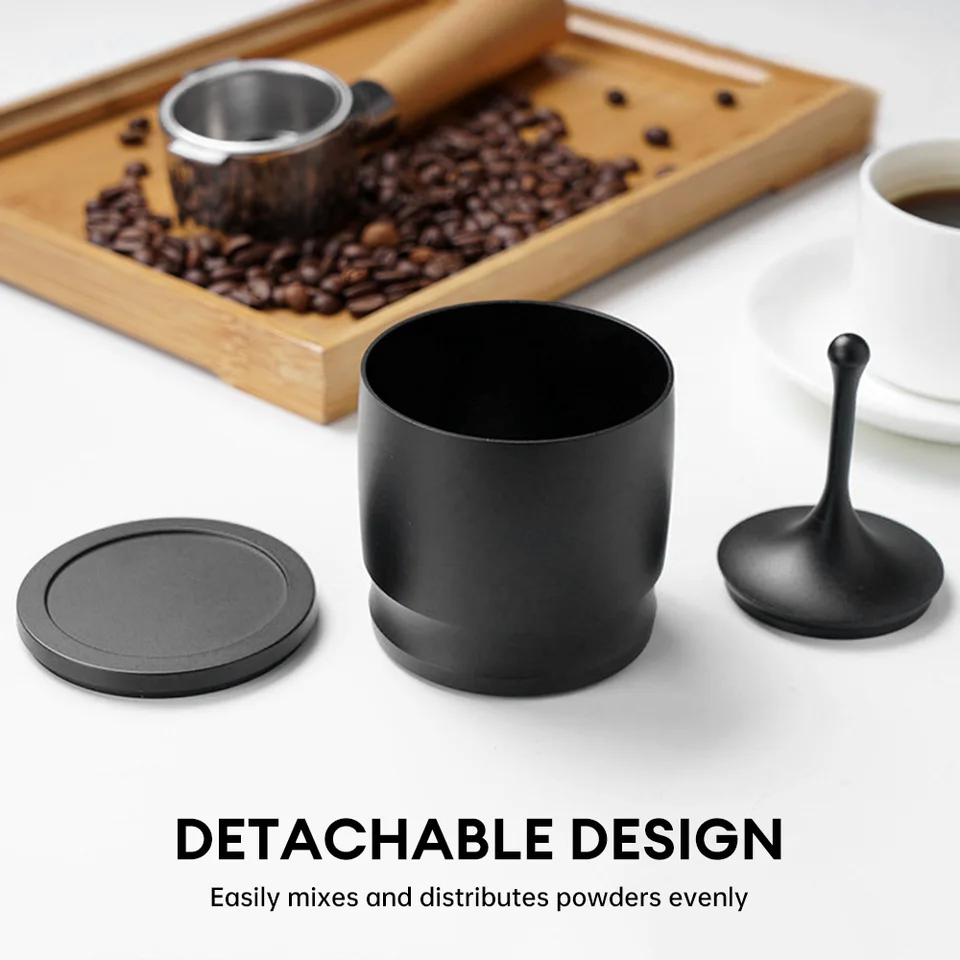 Kávový dávkovací šálka 51/58 mm hliníková zliatina Káva Dávkovanie lievik slepý trepač Portafilter espresso filter Kávové doplnky