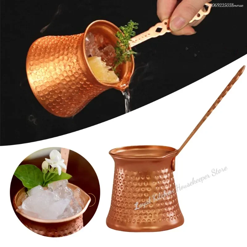 Kávový turecký nápoj hrniec 320 ml Turk Turkish Copper Coffee Maker pre Turk Cezve Cafeteria