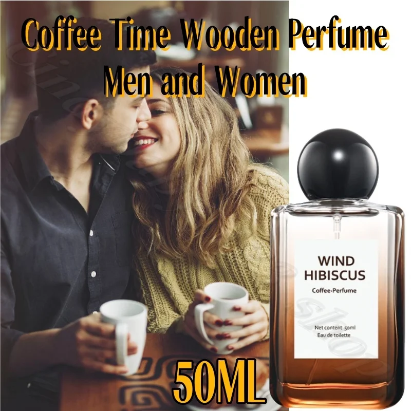 Kávový čas drevený parfum Pánske a ženy ebenová káva vôňa trvajúca toaleta Eau de 50 ml