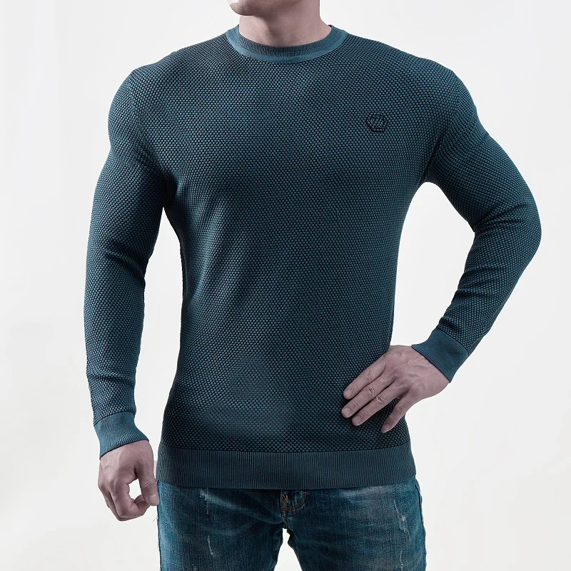 Kórejský jumperový sveter luxusný dizajnér oblečenie mužov Mikiny vintage s dlhým rukávom o-krvolové pánske pullové pán sweter militar hombre