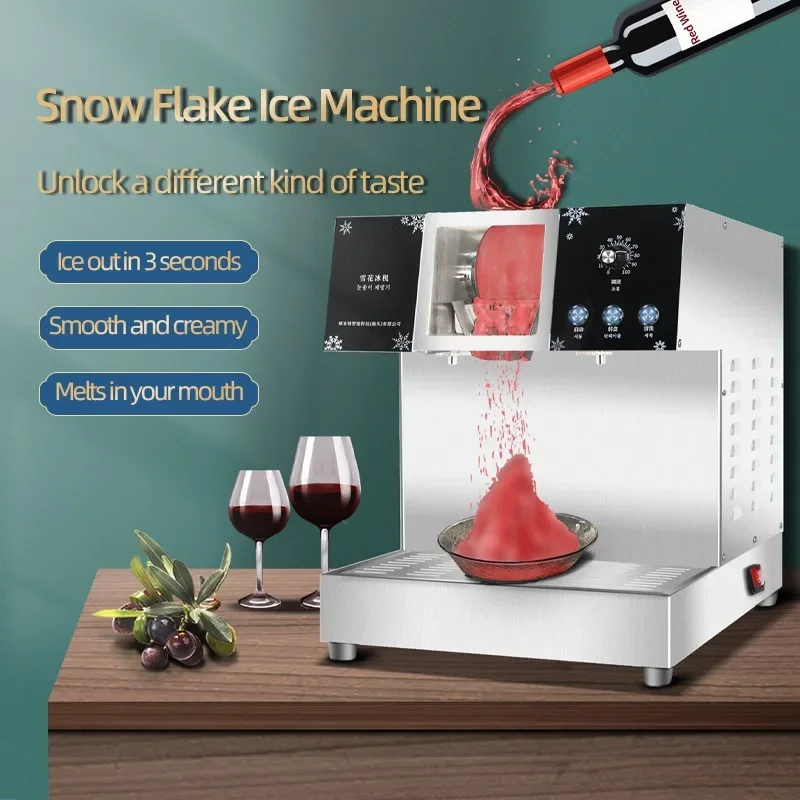 Kórejský mliečny ľadový stroj/Snehový vločka ľadový stroj Bingsu stroj snehová zmrzlina pre kávu/mlieko-čaj/reštaurácia