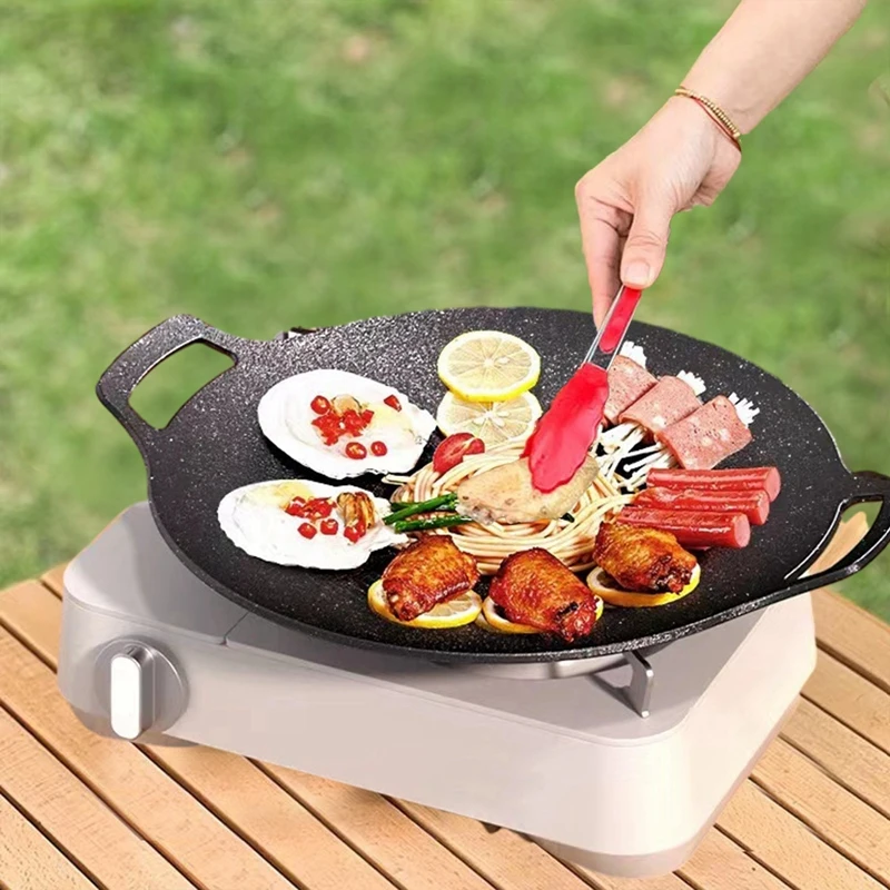 Kórejský železný gril BBQ Pot Multi-Griddle Outdoor Indukčný indukčný varenie typu Card Typ rúry gril panvic