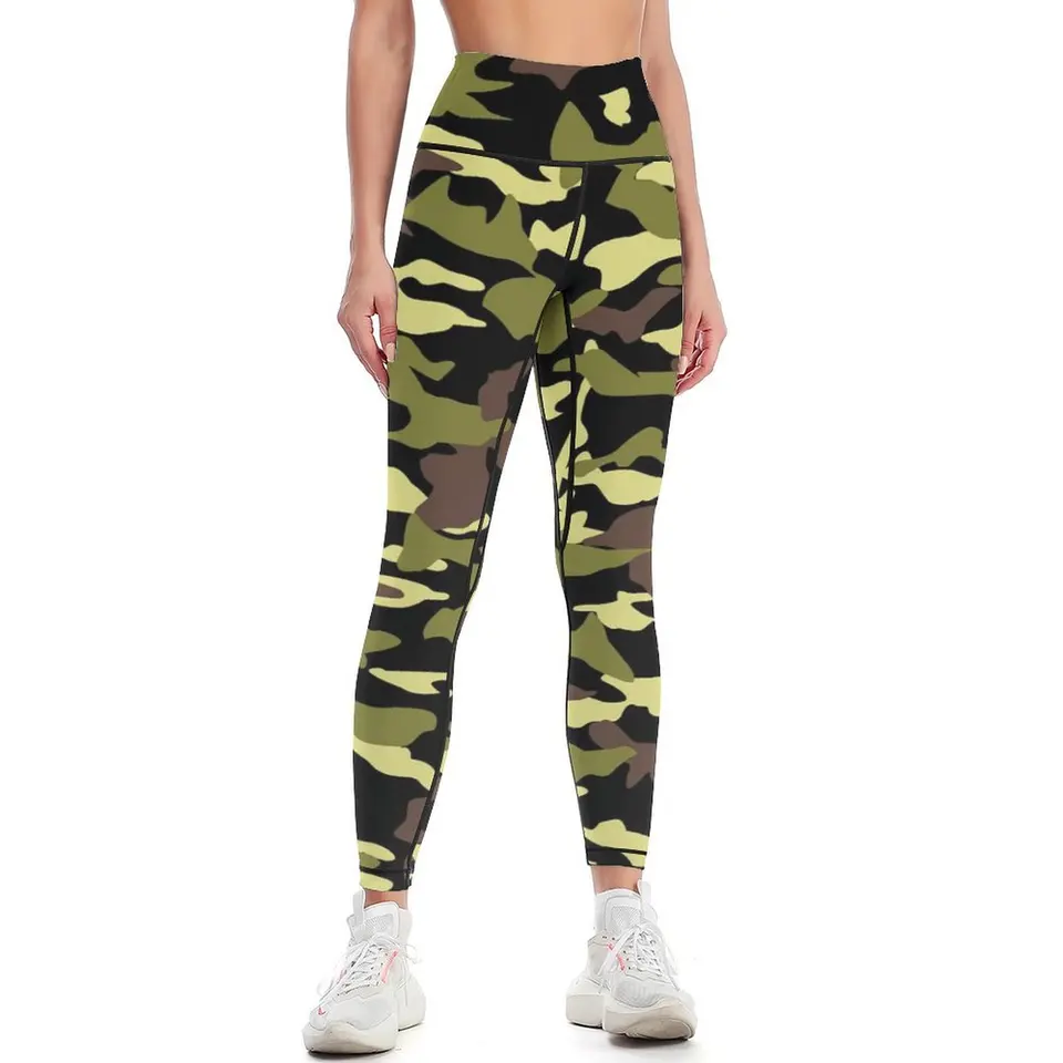 Kúpa ženských sexy legínky nohavice camo tlače nohavice zimný pás Skinny telocvičňa tepelné pančuchy jogy trendy dám oblečenie s-xxl