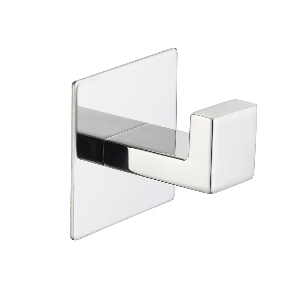 Kúpeľňa z nehrdzavejúcej ocele Non porézne samolepiace háčkovacie uterák stojan Ganchos adhesivos de Pared Wall Hook Perchero