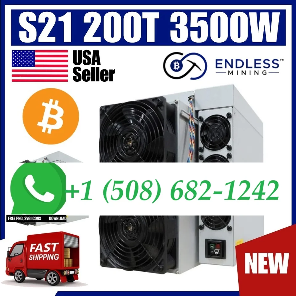 Kúpiť 3 Získajte 2 bezplatné bitmain antminer S21 200T 3500W ASIC Miner BTC Crypto Miner Bitcoin Bitmain Bitmain S21 17.5J/T Zahrňte si napájanie sup