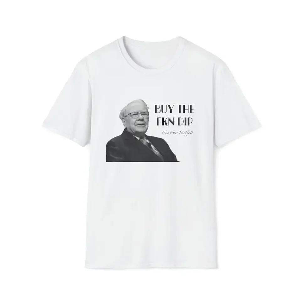 Kúpte si FKN DIP Funny Warren Buffett Crewneck T Trišt Wall Street