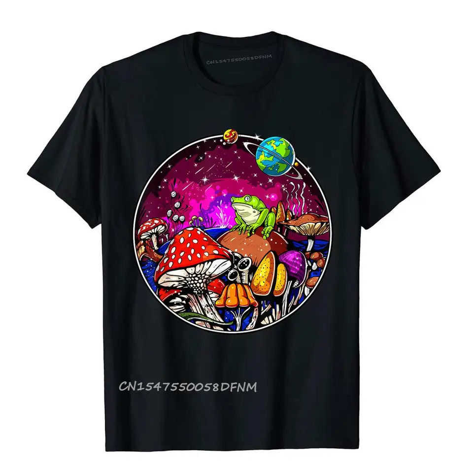 Kúzelné huby psilocybinové huby shrooms neformálne odpaliská prémiové bavlnené muži top tričká štíhle fit najnovšie