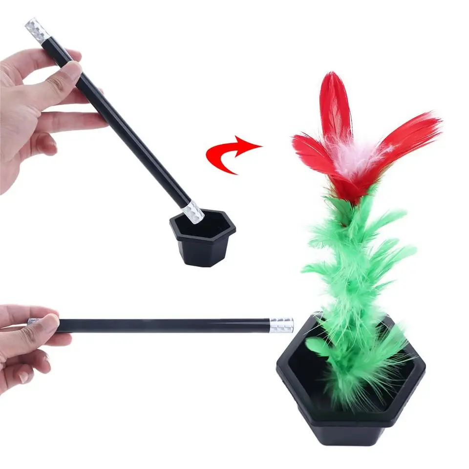 Kúzelníci Magic Fraje pre deti pre deti Magic Trick Wand Magic Wand to Flower Stick Magic Trick Magic Flower Stick