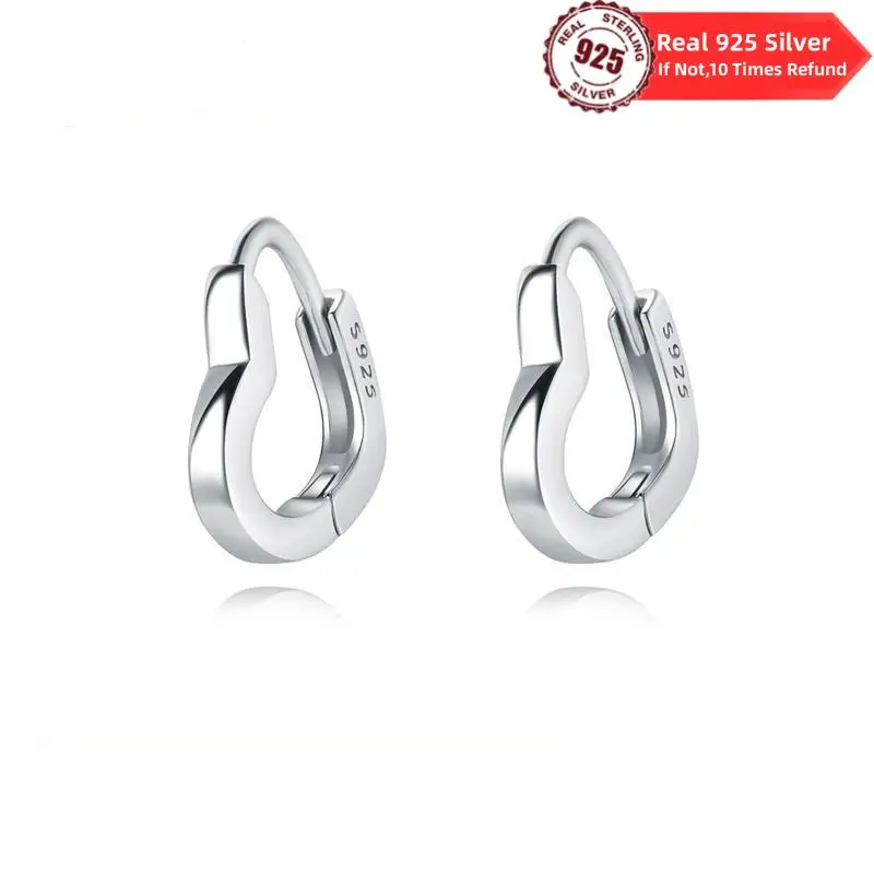 Kúzlo 925 Sterling strieborné srdiečko v tvare milostných náušníc Fit Design Original Pandora náramok d ⅰ y šperky ako darček pre priateľov