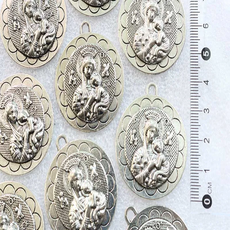 Kúzlo prívesok šperky Panny Márie zo Santa Ana, náboženská Santa Maria Anaya prívesok Keychain, modlitebné dary svätého Raphaela