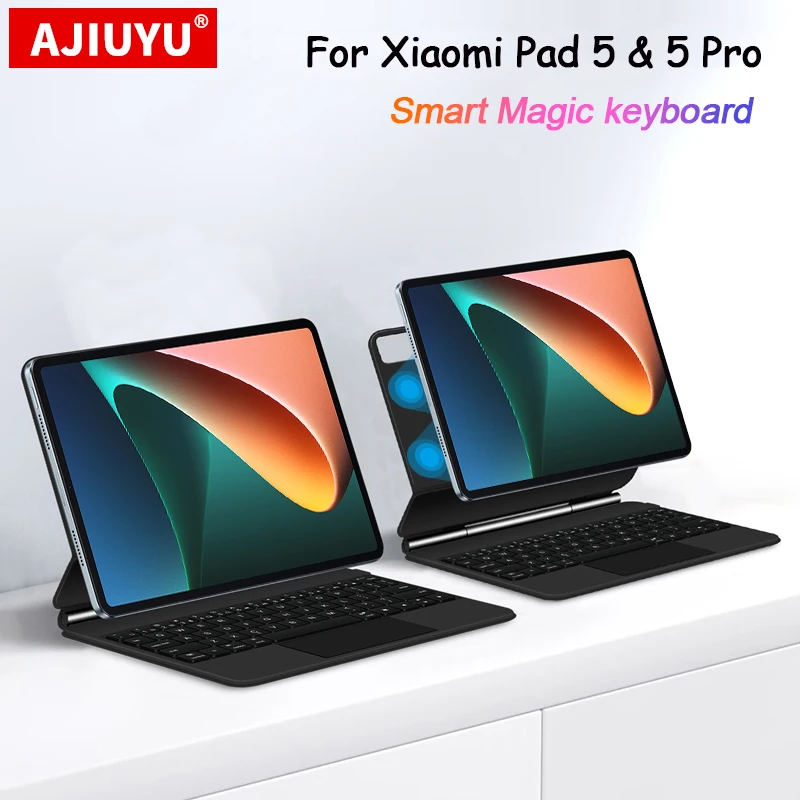 Kúzlová klávesnica pre Xiaomi Mi Pad 5 Pro 11 palca Mipad 5 MiPad5 Pro 2021 Magnetický ochranný kryt bezdrôtovej dotykovej klávesnice