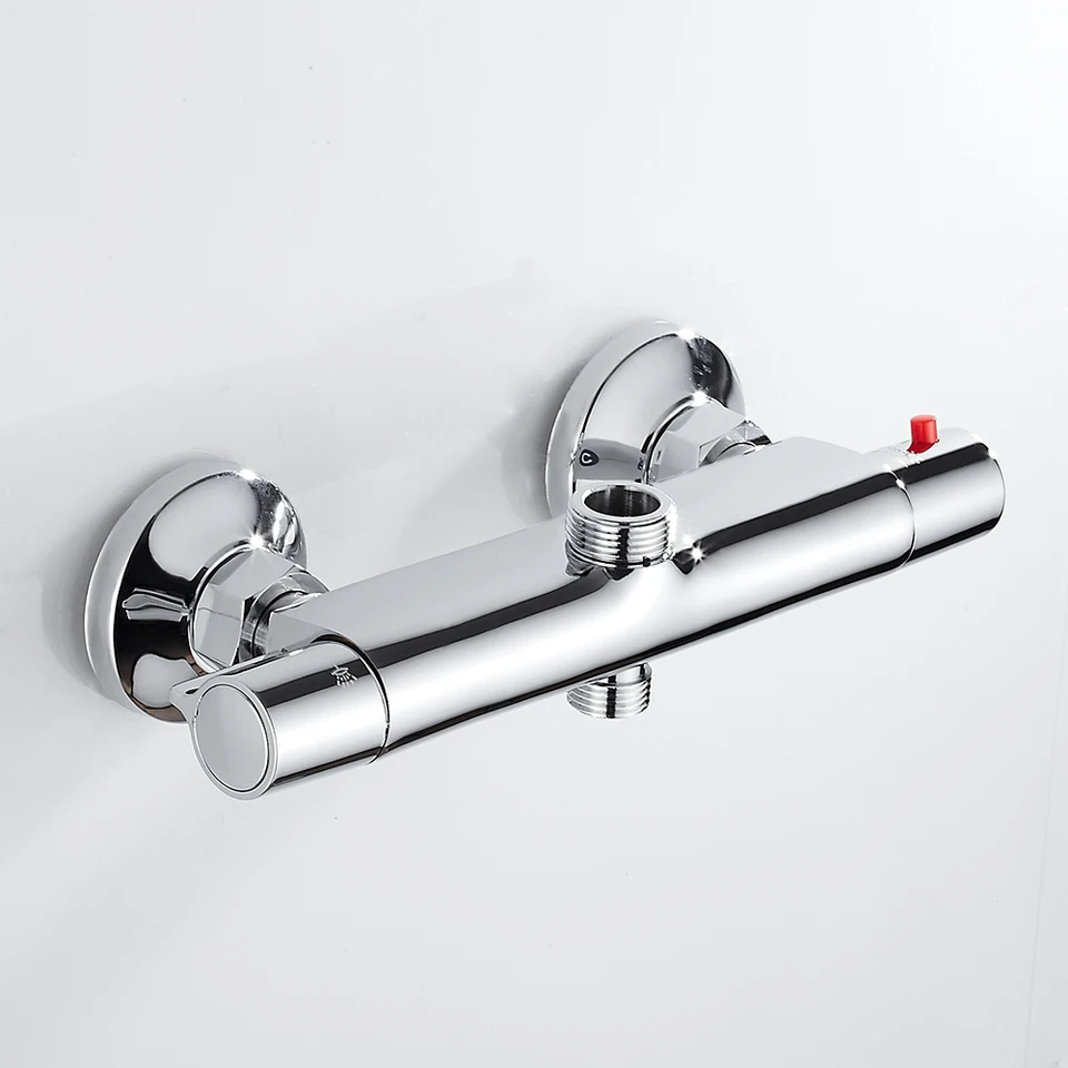 Kúďová sprcha Faucet Termostatické faucety nástenné melostry Mixér Ventil TEPLETLA OVLÁDAŤ RAD RAIN SPORIT Chróm