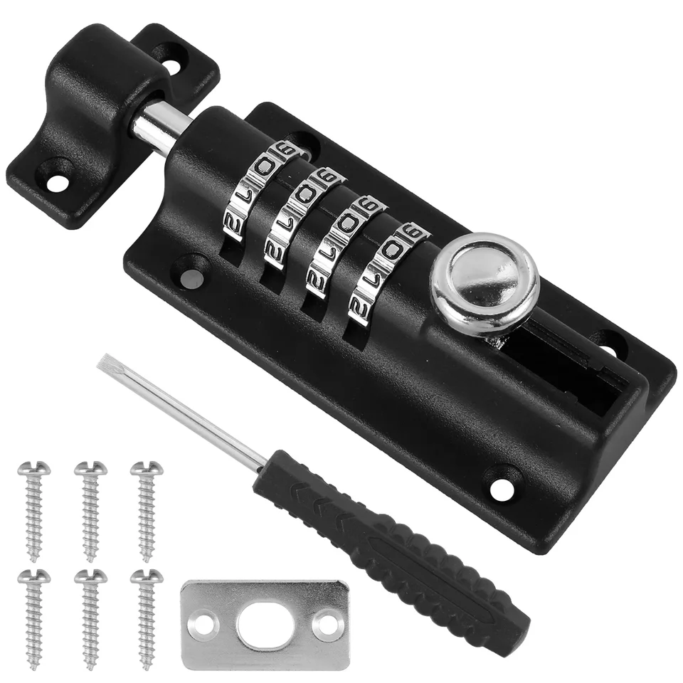Kĺbová kombinovaná skrutka kombinovaná skrutka Závkok bezkľúčový kombinovaný skrutka 4 -číselníkovú skriňovú skriňu pre prístrešky brány skrinky ploty