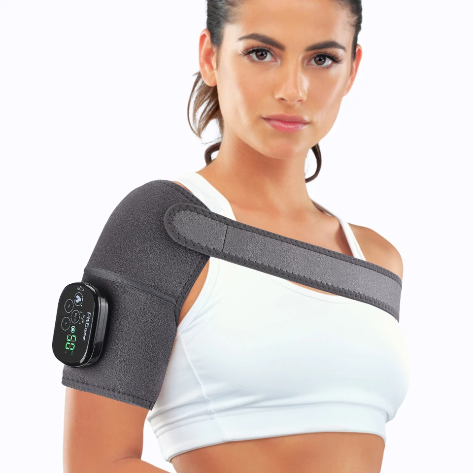 Kĺbové zahrievanie horúceho stlačenia ortézová únava bolesť zbavenia mikro-prúdu kolena lakťového a ramena Massager s desiatkovou jednotkou EMS Pad