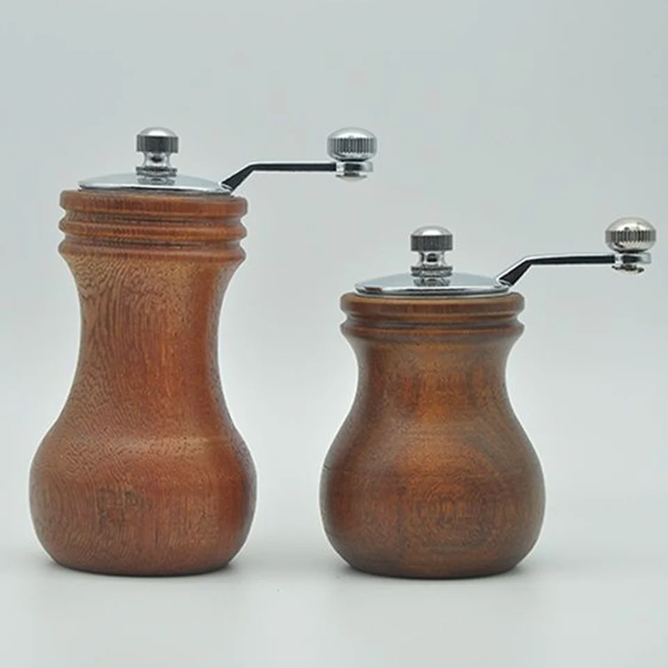 Kľukatá fľaša fľaša Chiltepin Pepper Coffee Zlaknutá brúska Drevená morská soľ pre dom