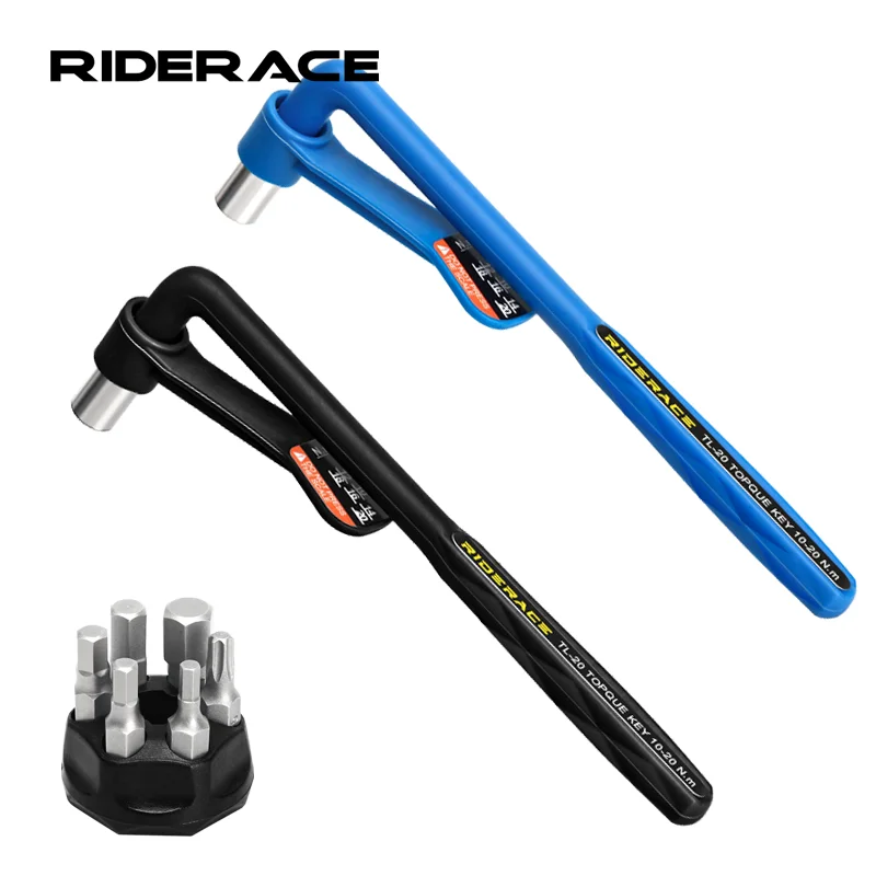 Kľúč na bicykel Ridderace s bitovým nastavením prenosný malý MTB Road Bike Allen Key Tool Socket Spanner pre súpravu na opravu motocyklov