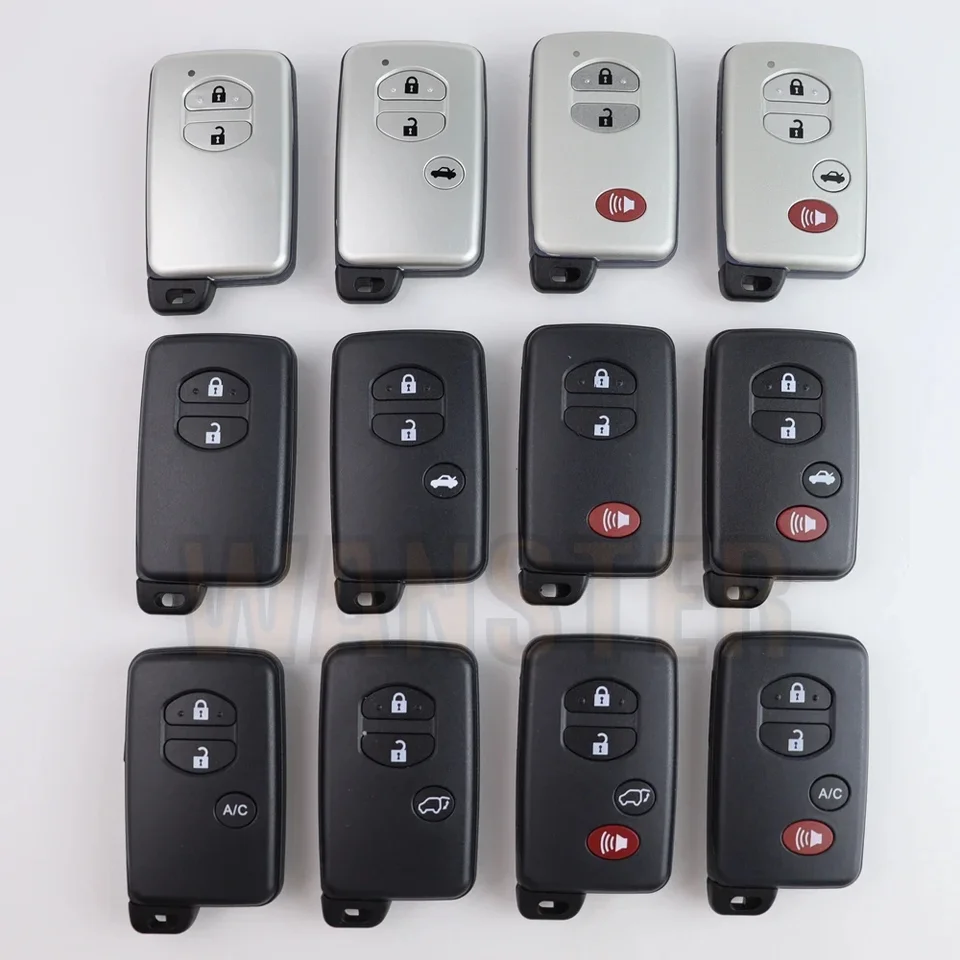 Kľúčom pre auto fob puzdro bývanie pre Toyota Land Cruiser Prado Camry Crown Majesta Highlander Kluger Mark X Subaru Forest xv