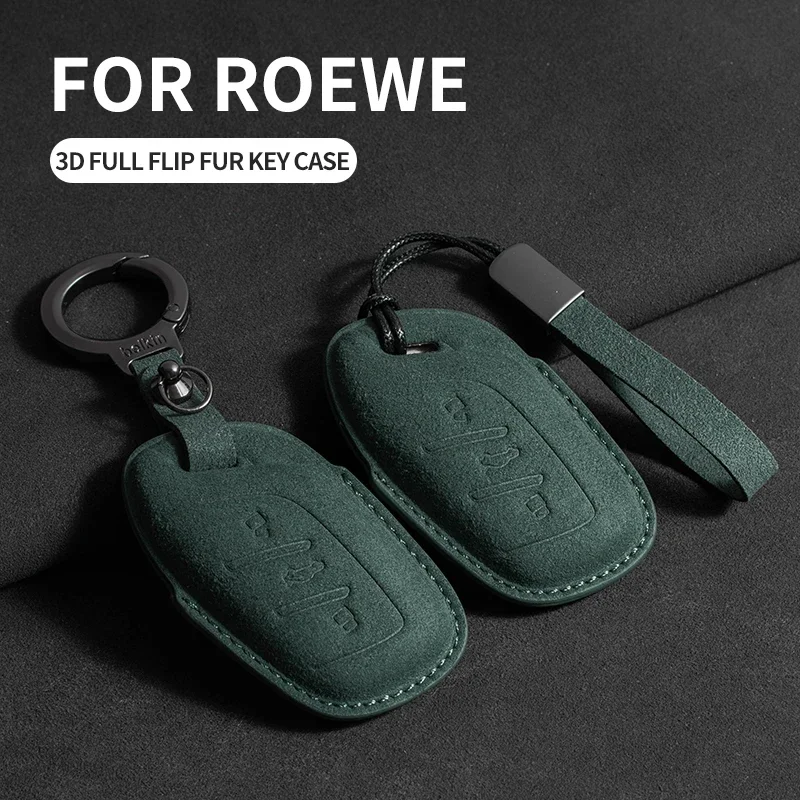 Kľúčové puzdro pre mg 4 2023 mg4 ev mg hs gt zs e ev zx mg5 mg6 pre roewe rx3 rx5 rx8 erx5 i6 i5 semišový automobil Keychain