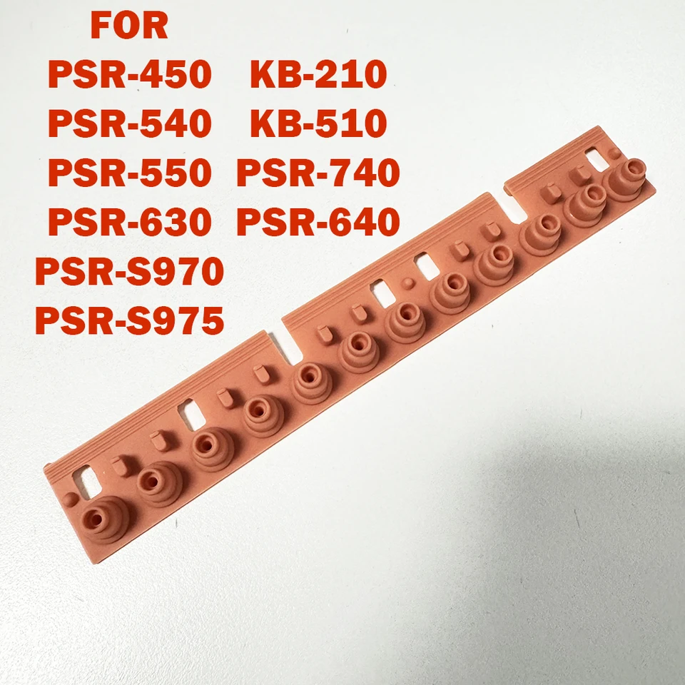 Kľúčový kontaktný gumový vodivý kremíkový klávesnica pre Yamaha PSR-450 PSR-550 PSR-S970 PSR-S975 PSR-540 PSR-630 KB-210 KB-510