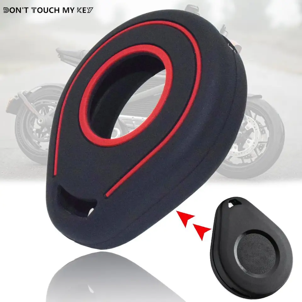 Kľúčový kryt obaly fobová kožná držiak Protect pre Harley Davidson Softail Flst FXST Super Glide Touring FL Sportster Street