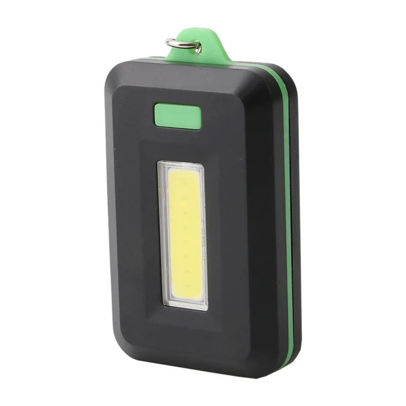 Kľúčový nálezový kľúče prsteň Kruh Mini LED baterka ABS Auto kľúčový reťazec s náhodnou farbou s lezeckým háčikom