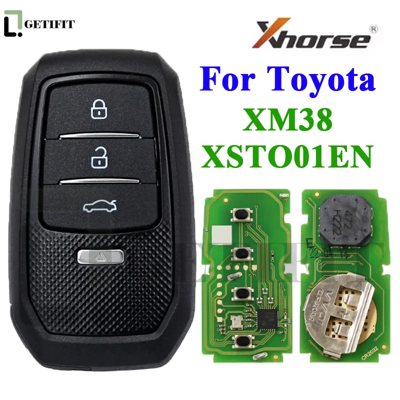 Kľúčový nástroj Smart Car Key Xhorse VVDI Kľúčový nástroj XSTO01EN Universal VVDI XM38 pre Toyota 4D 4A 8A Chip Support 312 314 315 434 Generujte