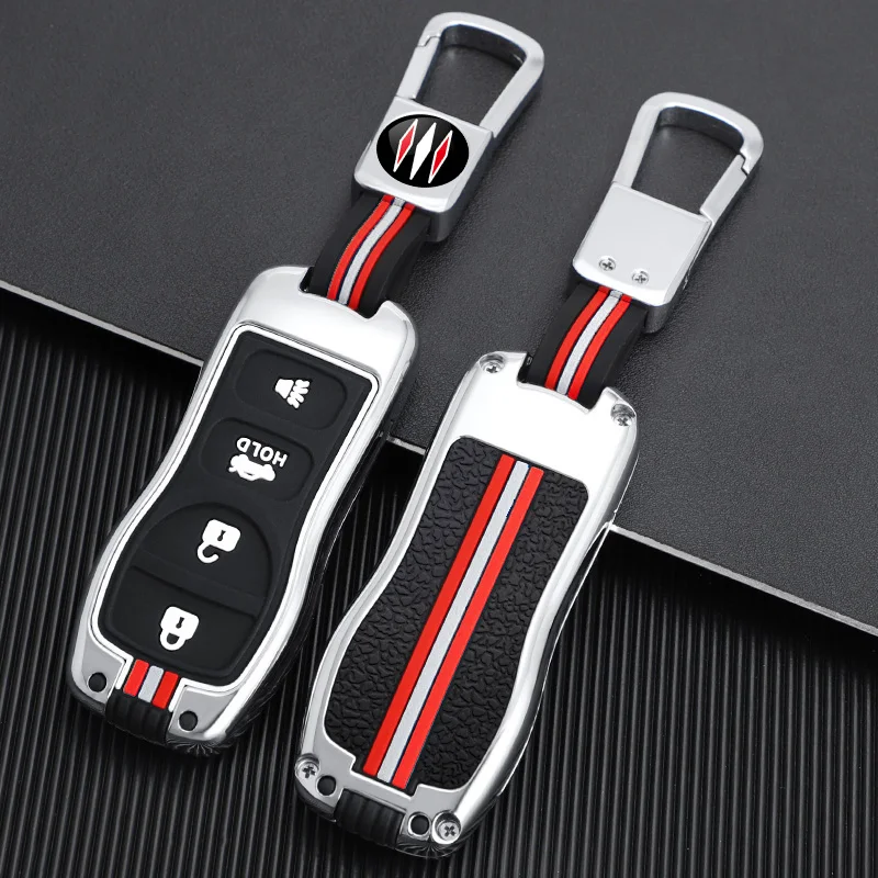 Kľúčový prípad automobilu zink zinok pre Nissan 350Z Altima Maxima Sentra Pathfinder NV2500 Infiniti QX4 FX45 FX35 EX35 G35 Automatické príslušenstvo