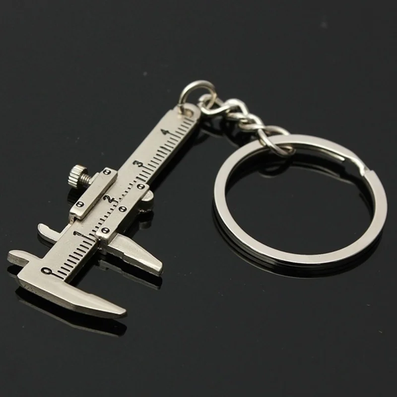 Kľúčový strmeň Mini Vernier Prenosný 0-40 mm Keychain pre Mini Countryman R60 Keychains Ženy OMP Fiat Uno