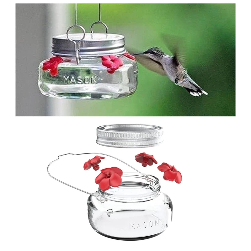 Kŕmny kŕmny kŕmny kŕmny kŕmny kŕmny vták Masonjar kvetiny kolibríky