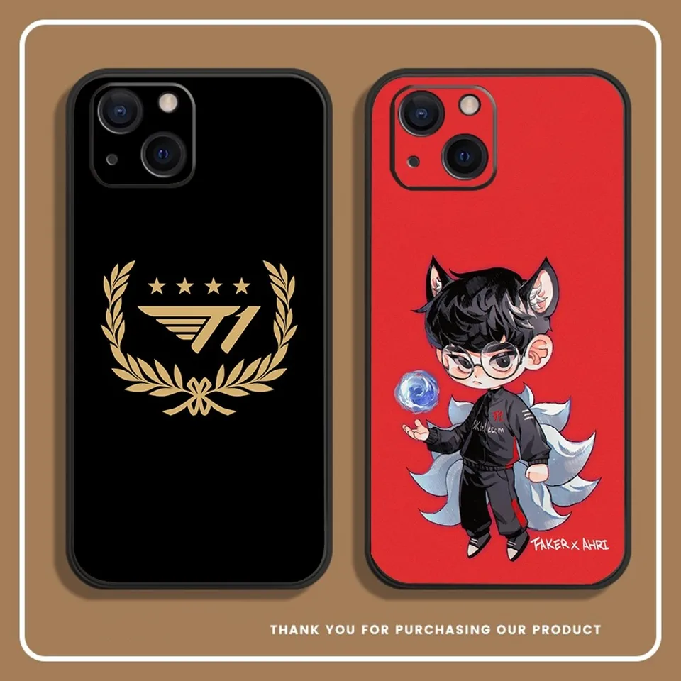 L-LOL SK Telecom T1 FAKER TELEFÓN PASE pre iPhone 14,13,12 MINI 11 PRO XR, X, XS, MAX 6S, 7,8 plus silikónový kryt mäkký čierny čierny