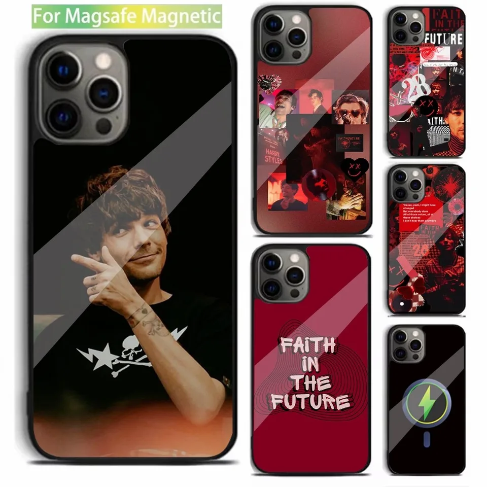 L-Louis Tomlinson Faith Future Telefón pre iPhone 16,15,14,13,12,11, Plus, Pro, Max, Mini Magsafe magnetické bezdrôtové nabíjanie