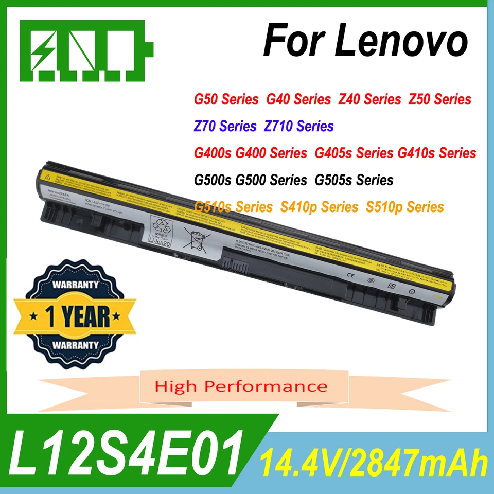 L12S4E01 L12L4E01 L12M4E01L12L4A02 LAPTOP BATTERICKÁ PRE LENOVO G400S G405S G410S G500S G50S G510S L12M4E01 FITBOL
