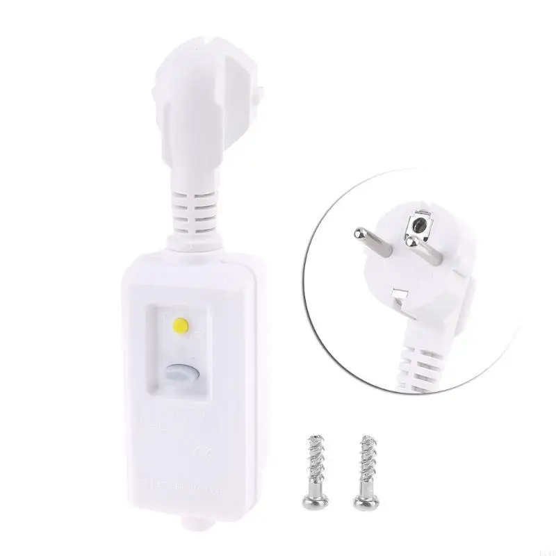 L74C 220-240V Bezpečnosť RCD Socket Adapter Domov výrez